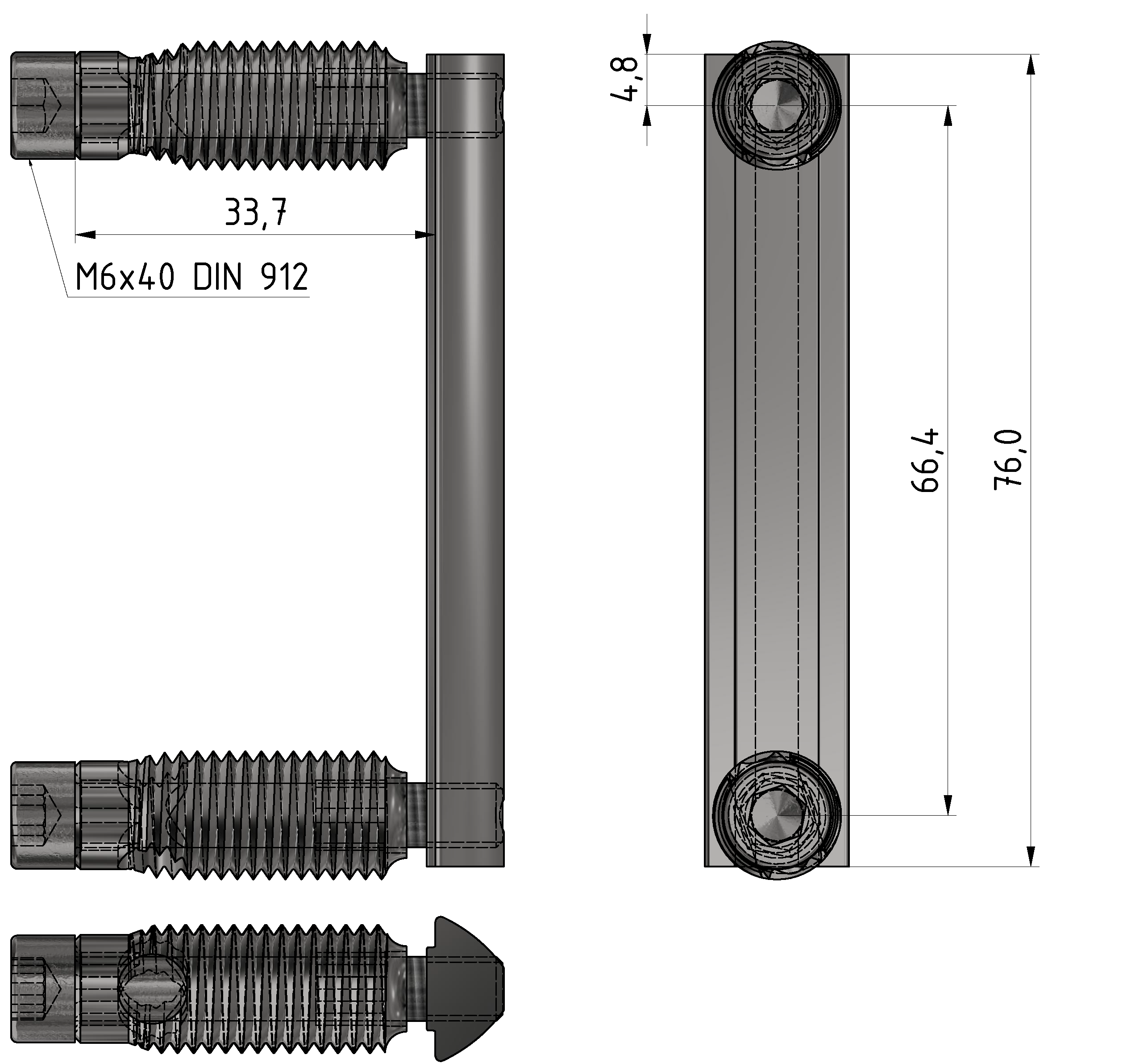 Automatik-Verbindungssatz 8 80, verzinkt