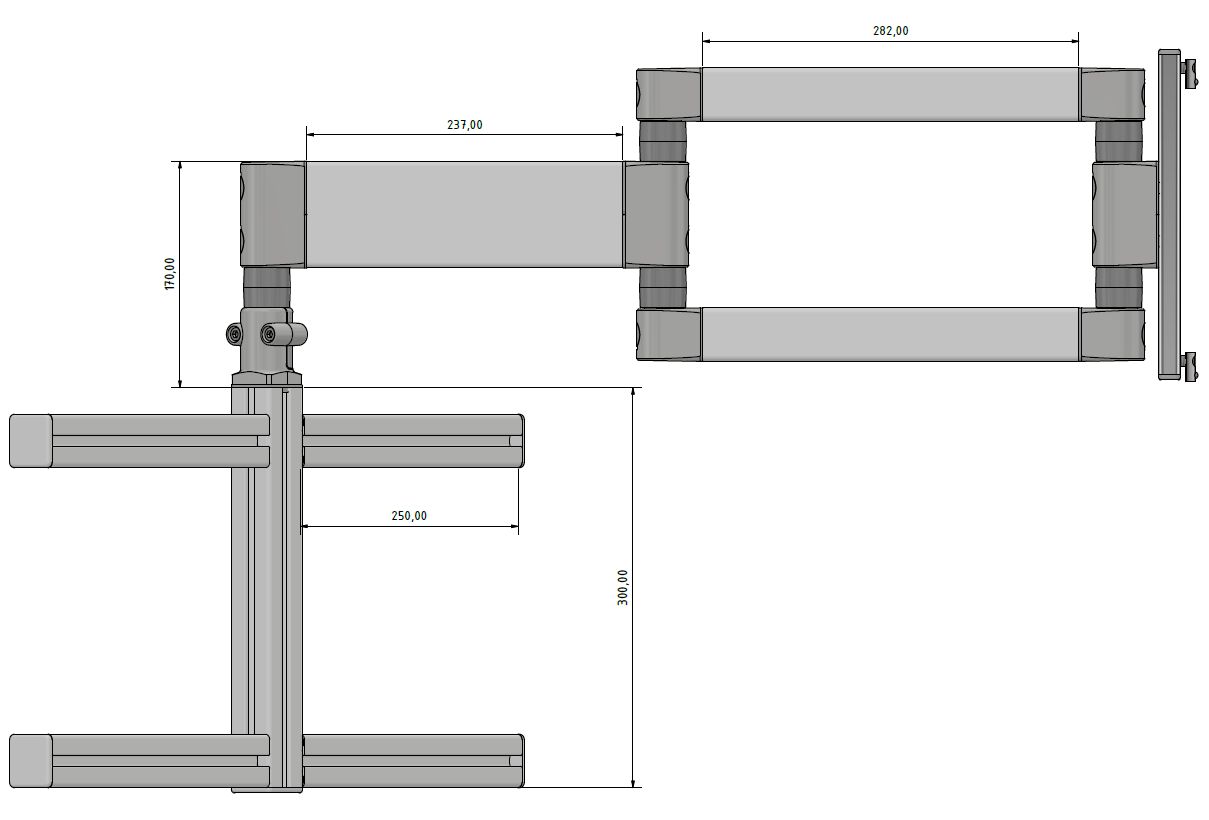 Tool Double Pivot Arm 8  80-695