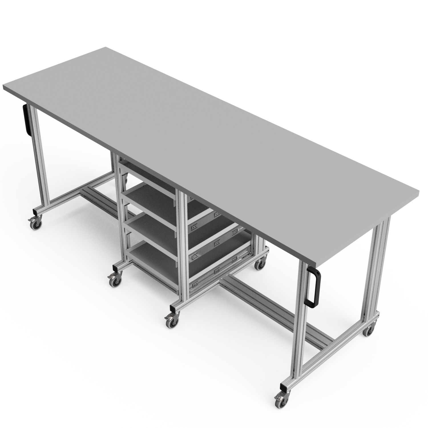 ESD Systemtisch Pro 2200x720 mm für Eurobehälter