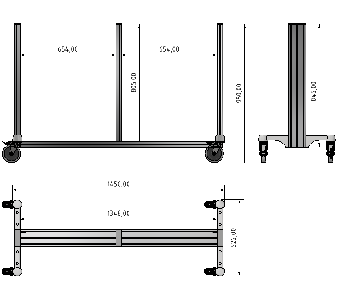 System Mobil-Rahmen T42M