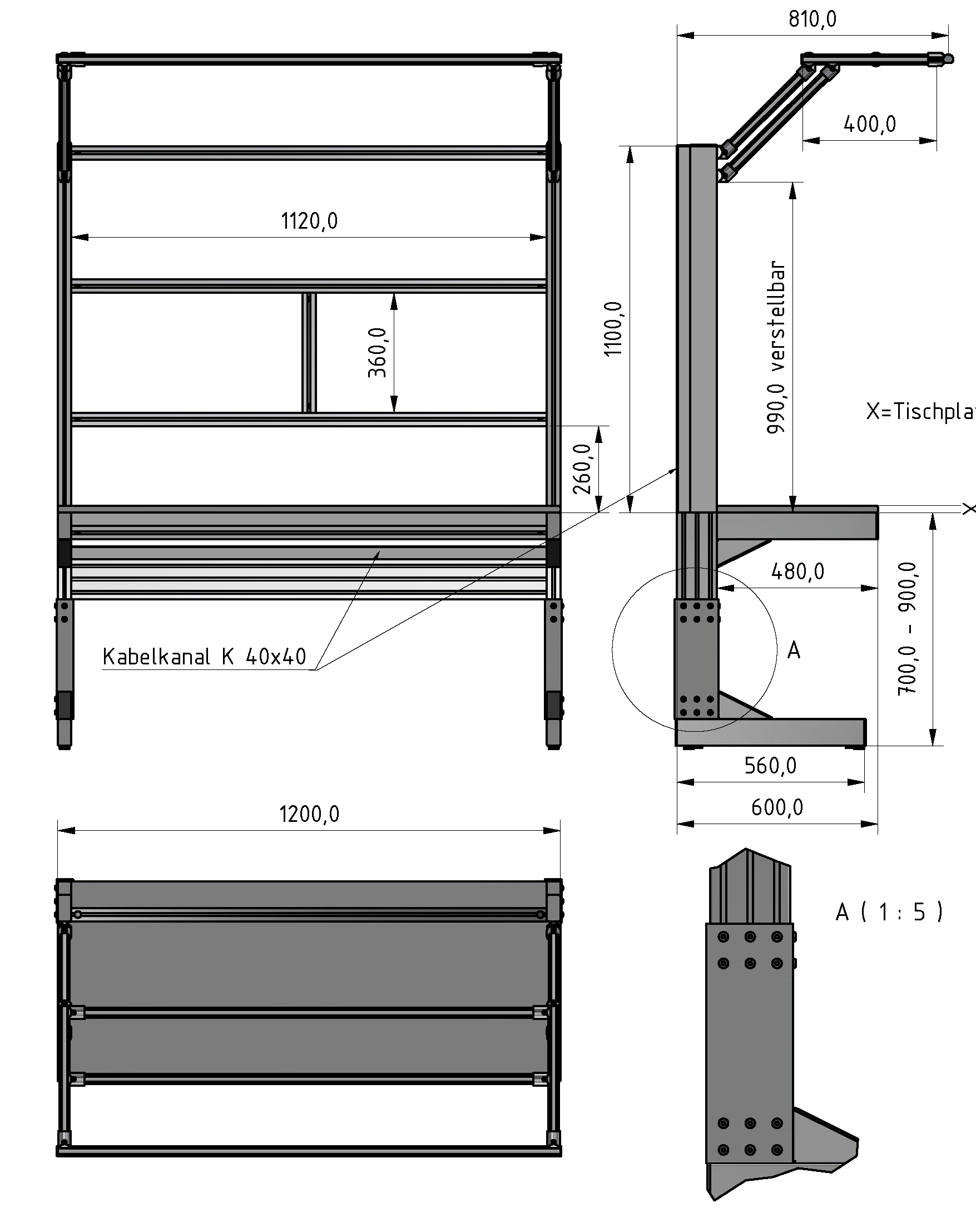 C Line  plus worktable