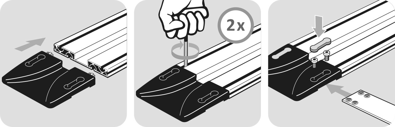 Insertion cap for guide Fifo - Set