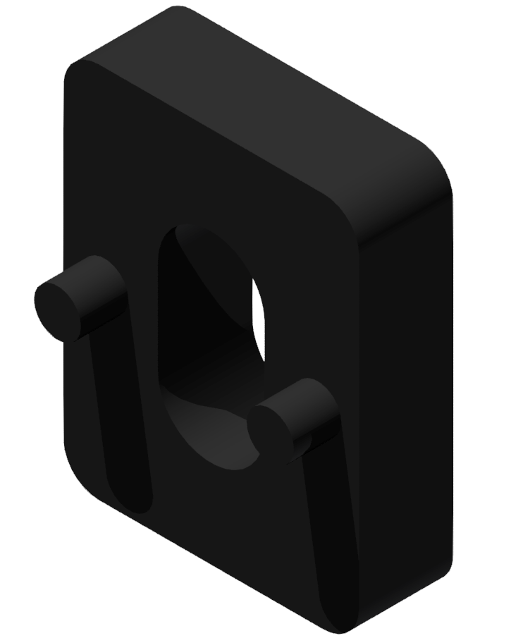 Clamp-Block Spacer 5 4mm, black-5