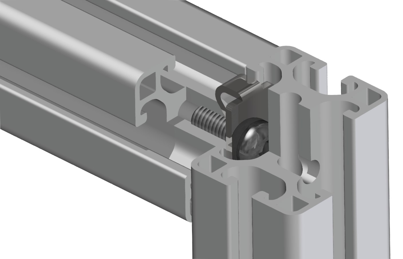 Standard-Fastening Set 8, bright zinc-plated