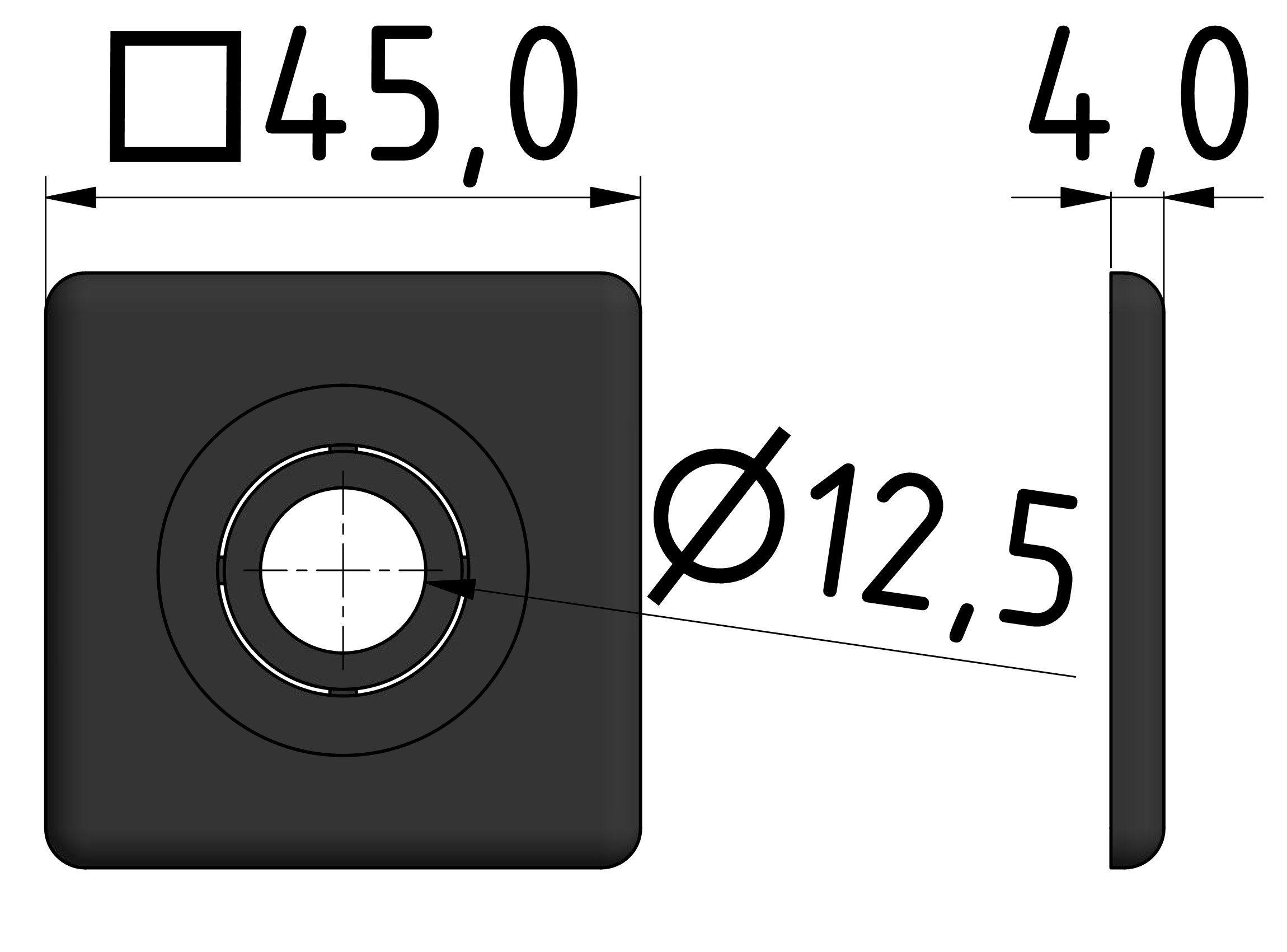 Cap 45x45 LO, black-10