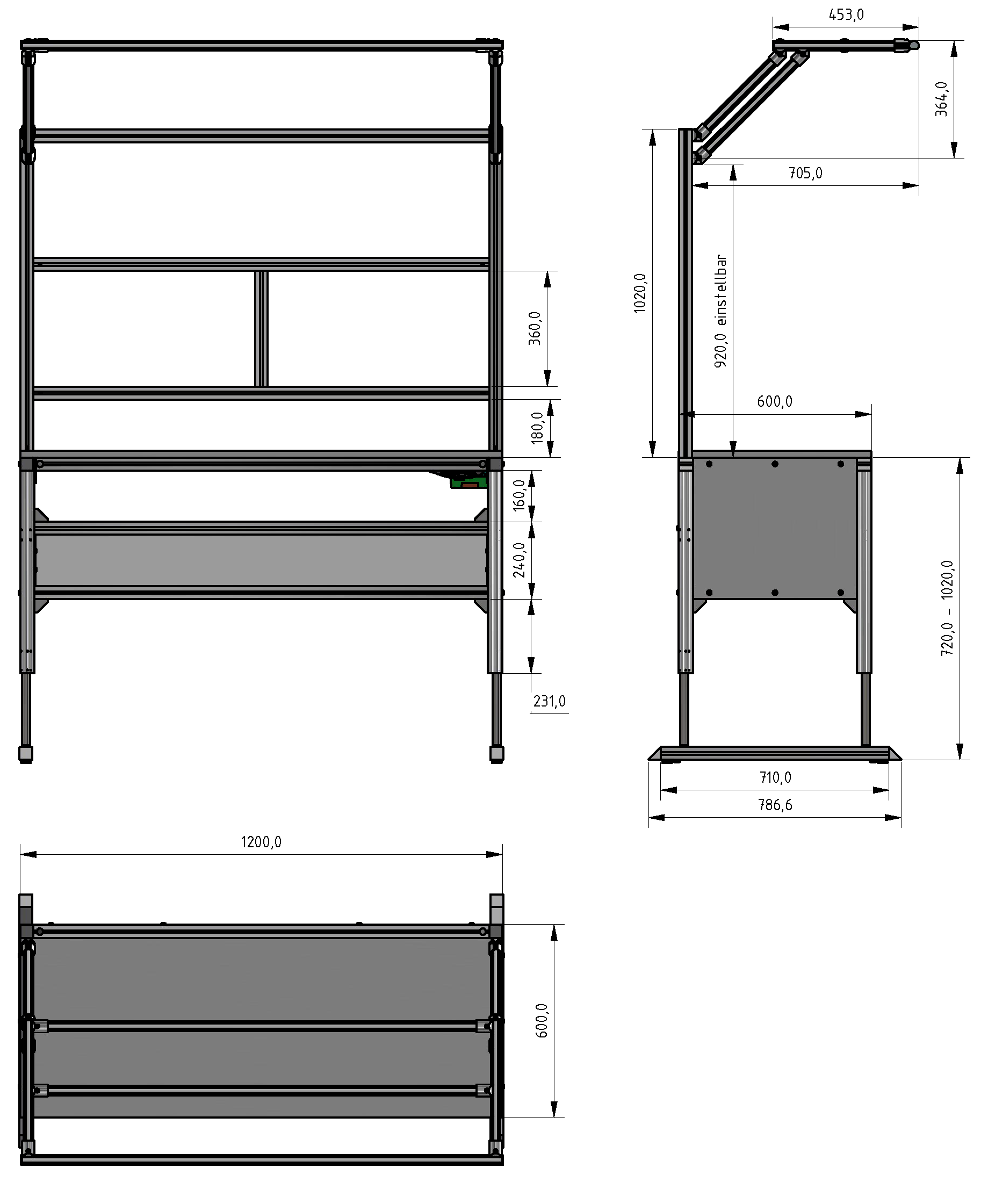 Basic Line ergo plus worktable