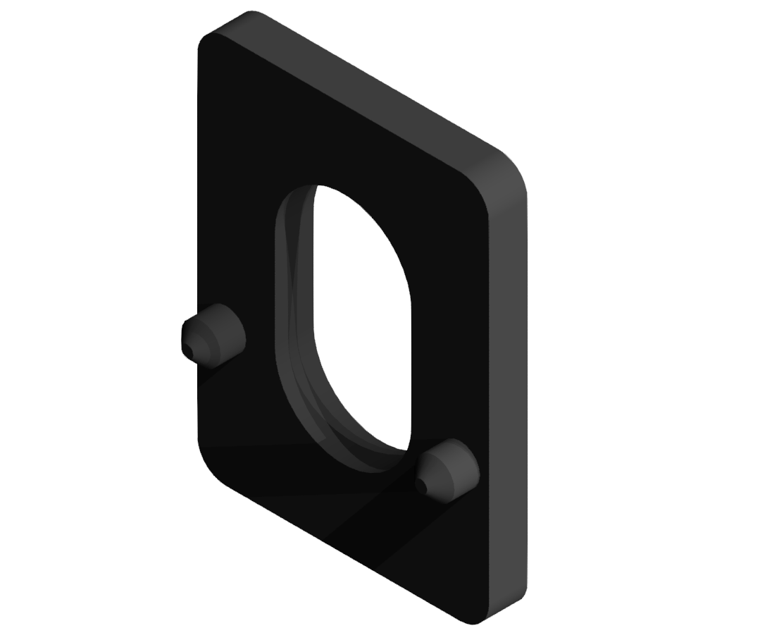 Clamp-Block Spacer 8 2mm, black