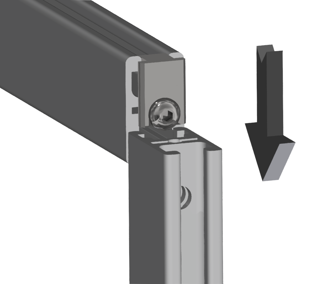 Clamp Profile-Fastening Set 8 8 32x18