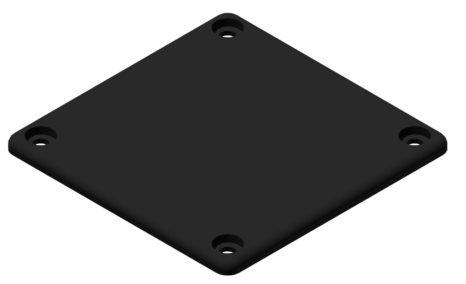 Conduit Cap 80x80, black