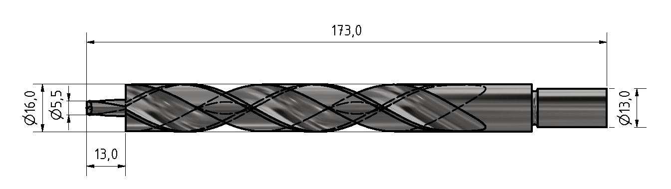 Step Drill, Universal Connection 6