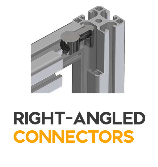 Aluminum Profile Accessories: Right Angle Connectors