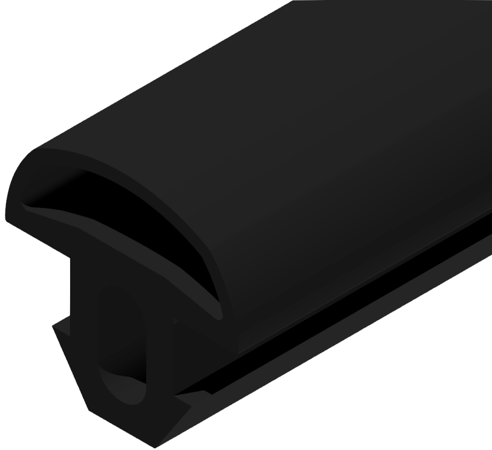 Buffer Strip 8 8x19, black