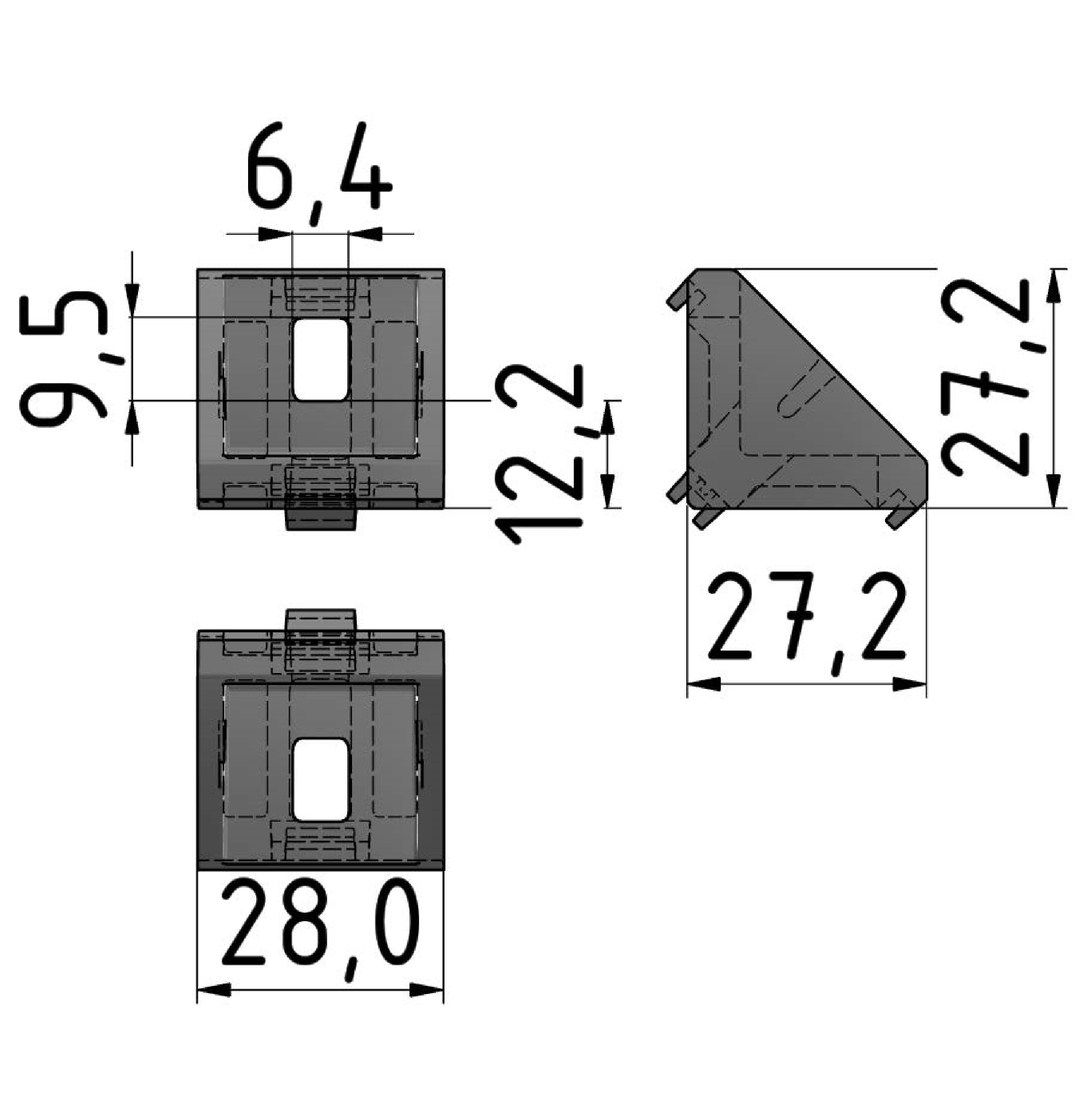 Angle Bracket 30x30 - 8