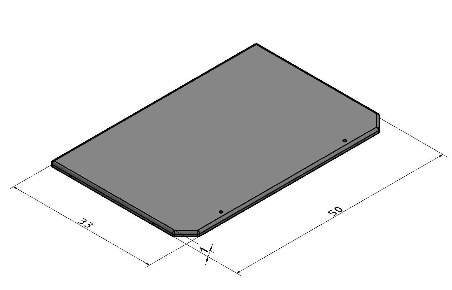 Mähkante 33 aluline 50 cm