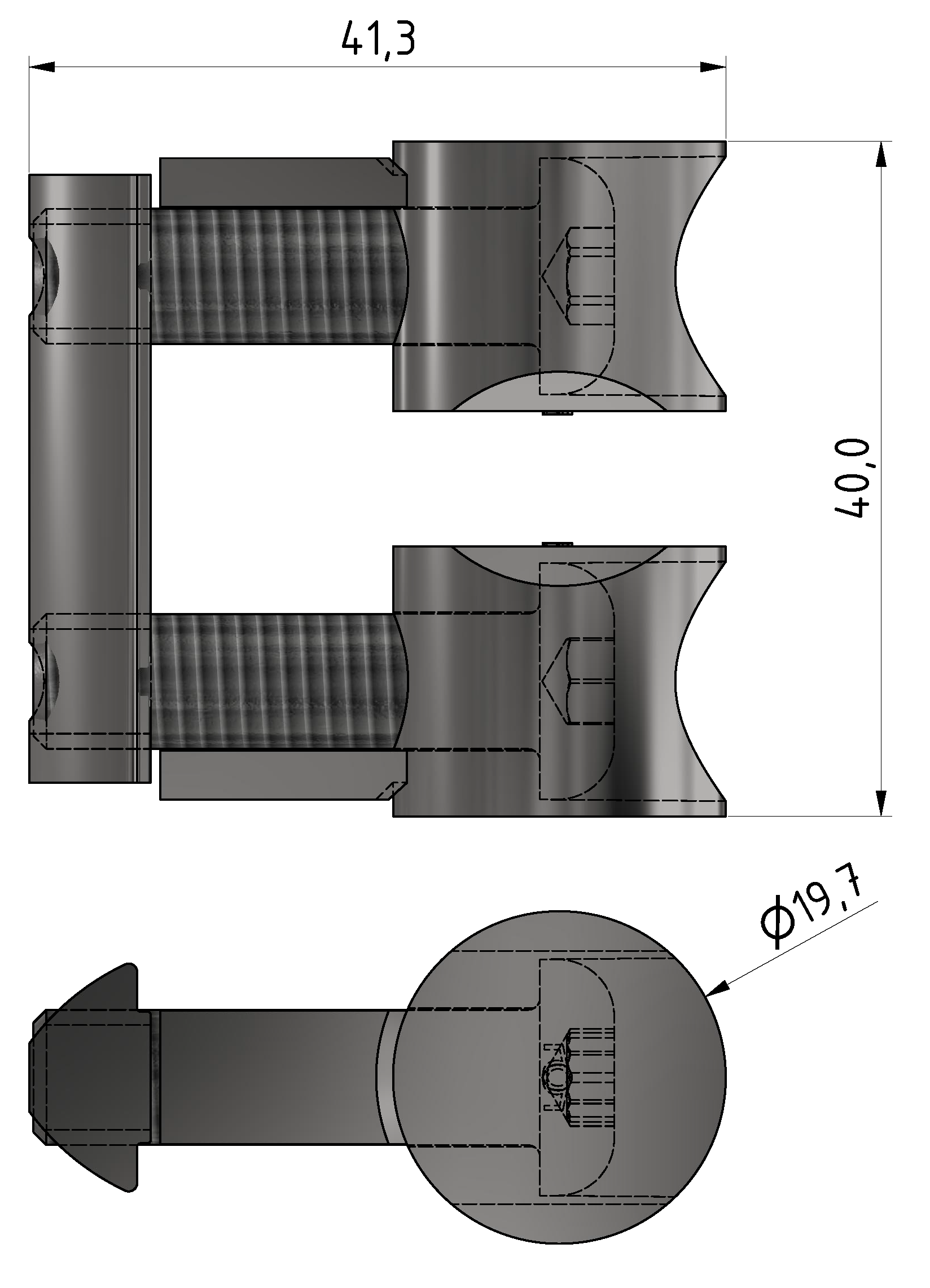 Universal-Verbindungssatz 8 40, verzinkt