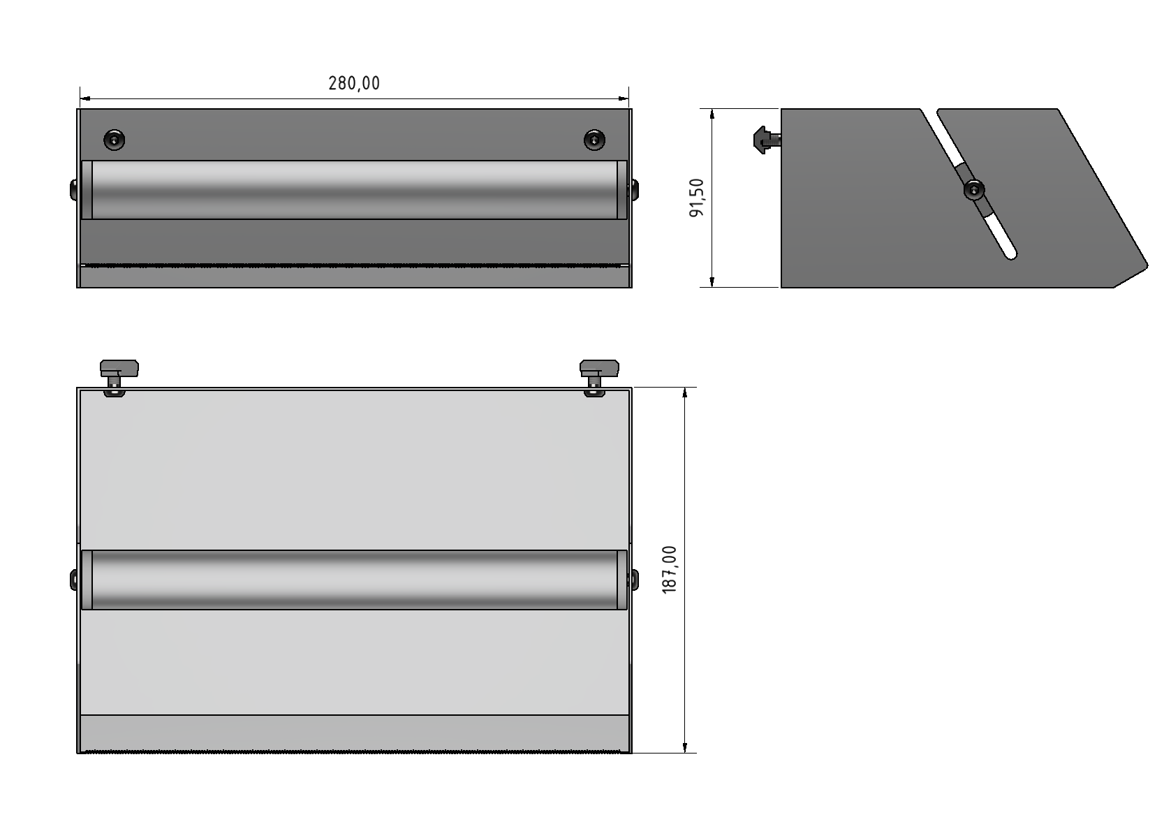 Tuchabroller 280 D150