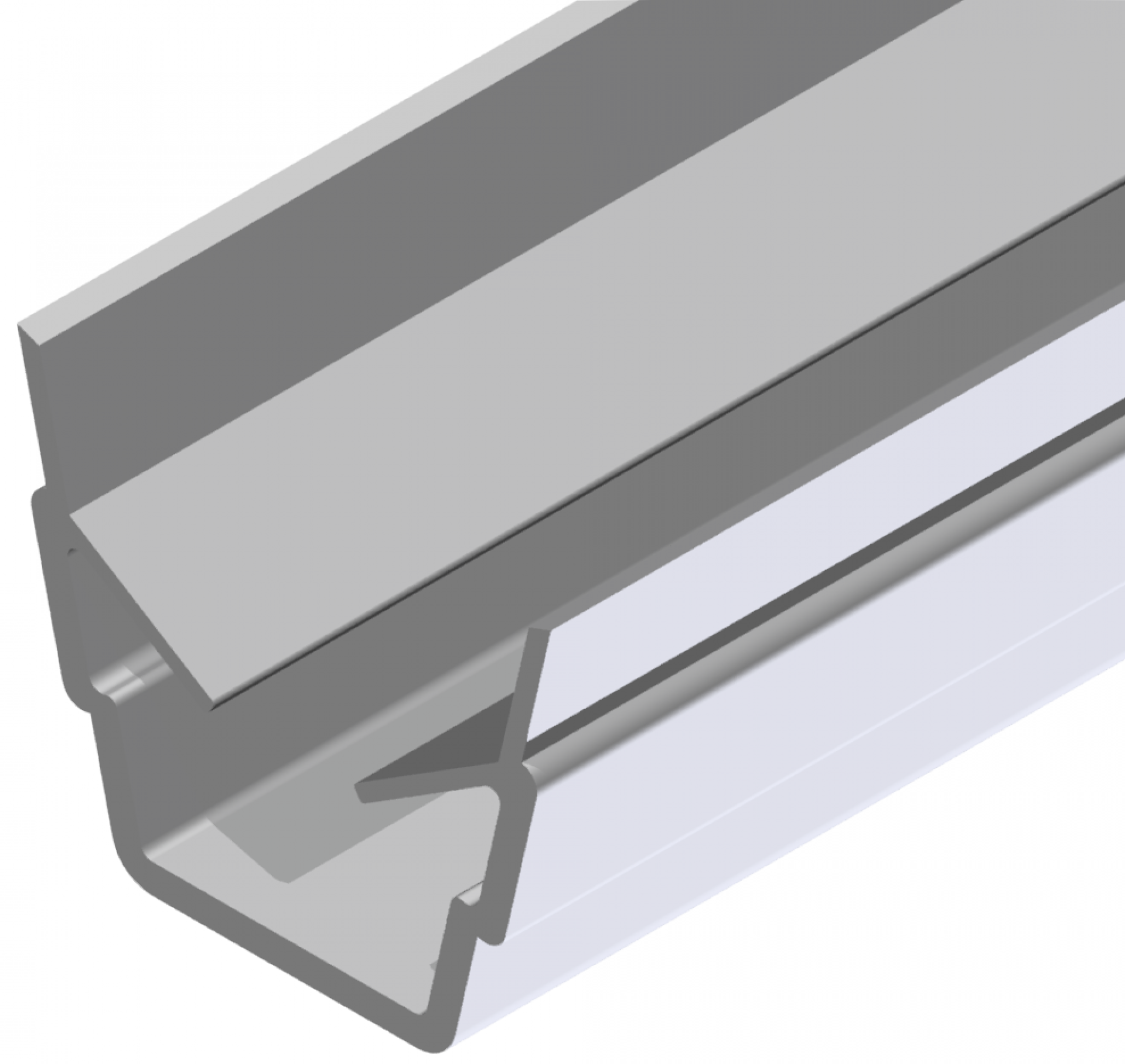 Abdeck Und Einfassprofil Wei Aluminium Wei Aluminium Zi Sz Al